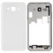 Pour Galaxy J5 (2015) / J500 Couvercle complet du boîtier (cadre central + couvercle arrière de la batterie) (blanc)